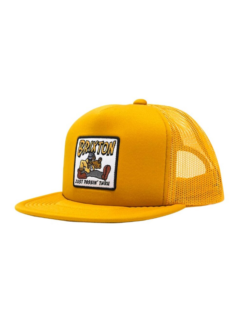 Brixton Trucker Hat  Passin' Thru Yellow New With Tags
